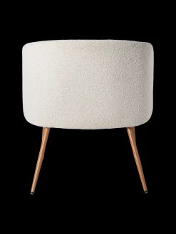 Bouclé-Loungesessel