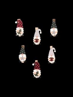 Deko-Klammern Mit Weihnachtsmännern