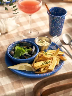 Flow Fest Schale Ø13,5 - Blau