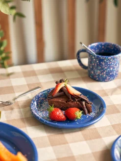 Flow Fest Teller Ø17,5 - Blau