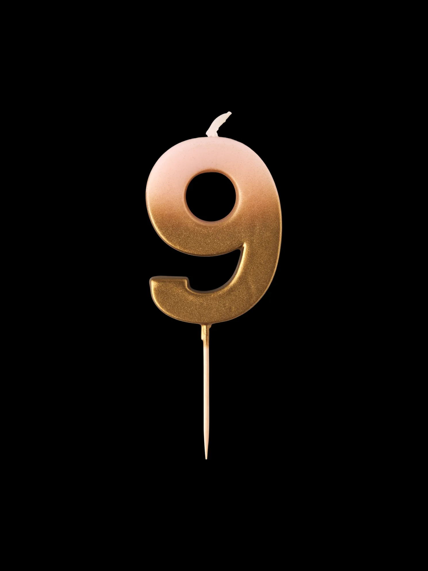Geburtstagskerze Mit Zahl 9