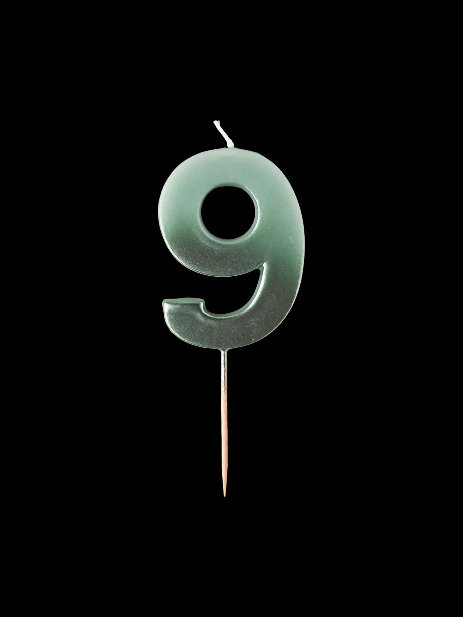 Geburtstagskerze Mit Zahl 9
