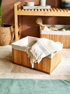 Gefütterter Aufbewahrungskorb