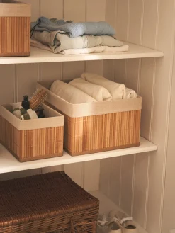 Gefütterter Aufbewahrungskorb