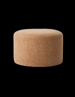 Hocker Mit Teddy-Stoff