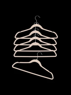 Kleiderbügel Mit Samt 5 Stck