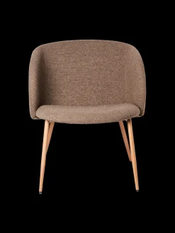 Loungesessel Mit Bouclé-Stoff