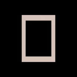 Passepartout Rose - 50 X 70/40 X 50