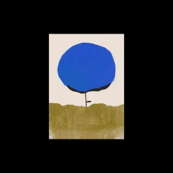 Poster Blue Flower A3