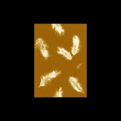 Poster Feather Dark Mustard 40 X 50