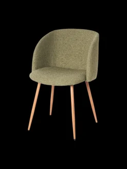 Stuhl Mit Bouclé-Stoff