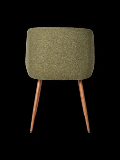 Stuhl Mit Bouclé-Stoff