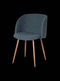 Stuhl Mit Bouclé-Stoff