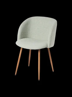 Stuhl Mit Bouclé-Stoff