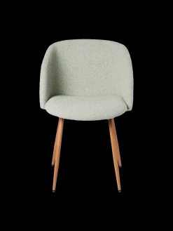 Stuhl Mit Bouclé-Stoff