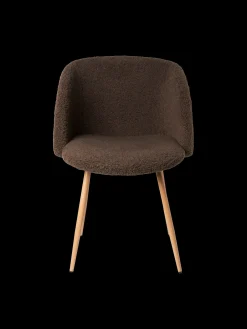 Stuhl Mit Teddystoff-Bezug