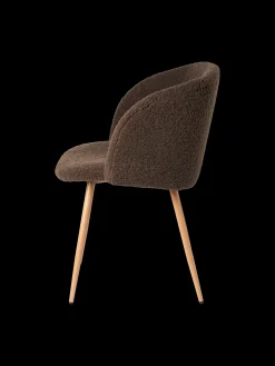 Stuhl Mit Teddystoff-Bezug