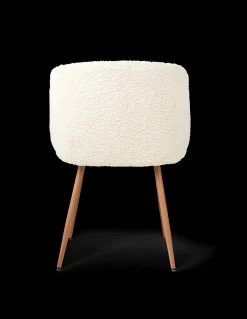 Stuhl Mit Teddystoff-Bezug