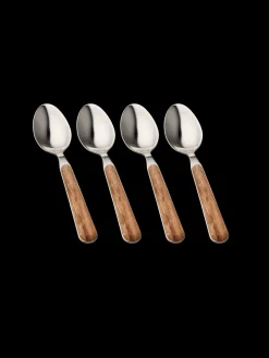 Teelöffel-Set Texture Legno
