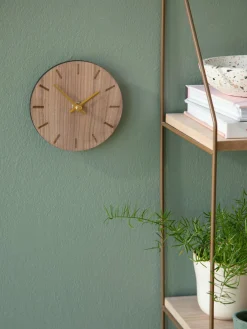 Wanduhr Walnut Ø12